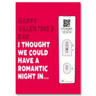 Valentine'S Covid Coronavirus Test Card